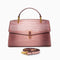 Emily | Elegant Blue Croc-Embossed Leather Tote Bag
