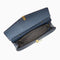 Emily | Elegant Blue Croc-Embossed Leather Tote Bag