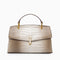 Emily | Elegant Blue Croc-Embossed Leather Tote Bag