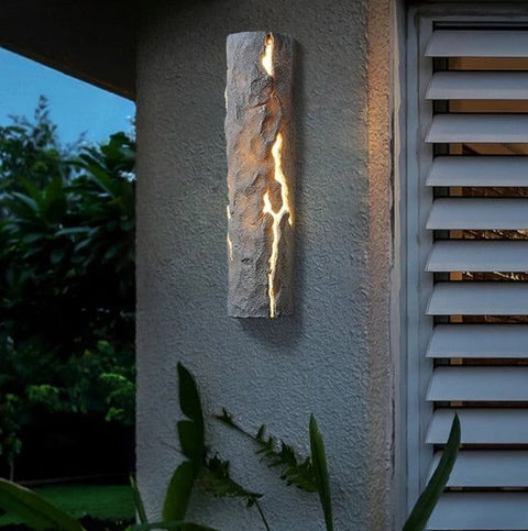 LUXELY creative IP65 waterproof outdoor LED resin wall lamp 5