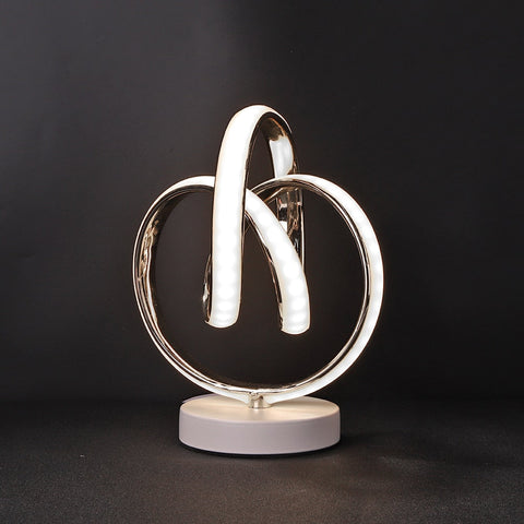 Modern Spiral LED Desk Lamp with warm light 2