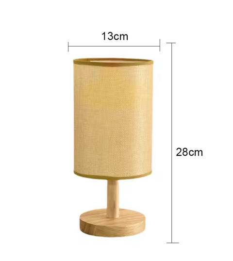 Nordic Solid Wood LED Desk Lamp