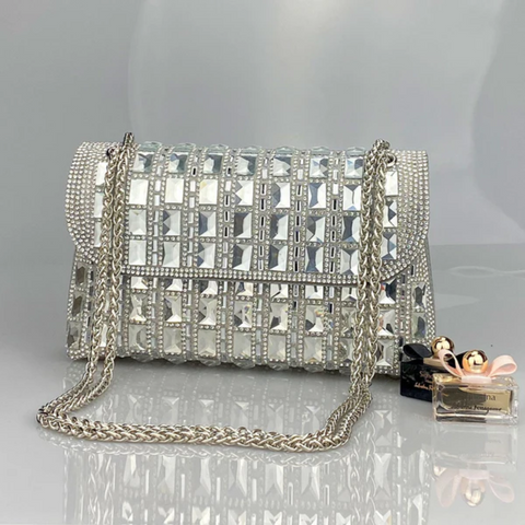 Isoldea | Crystal Luxe Evening Bag – Dazzle in Every Step