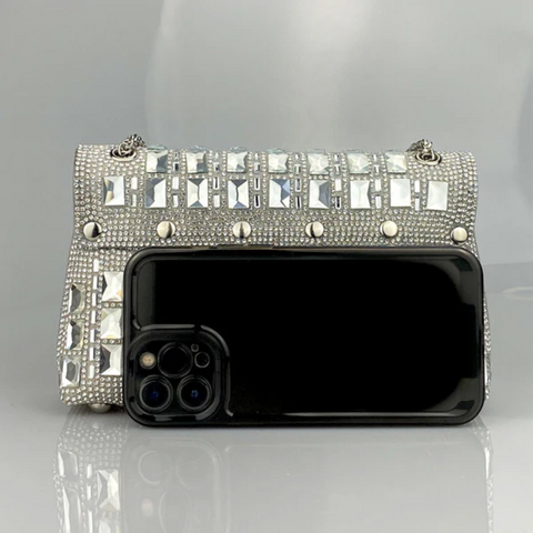 Isoldea | Crystal Luxe Evening Bag – Dazzle in Every Step