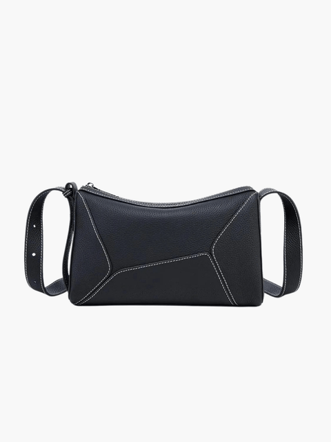 Elarielle | Contemporary Taupe Leather Shoulder Bag