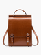 Estelle | Vintage Brown Leather Backpack