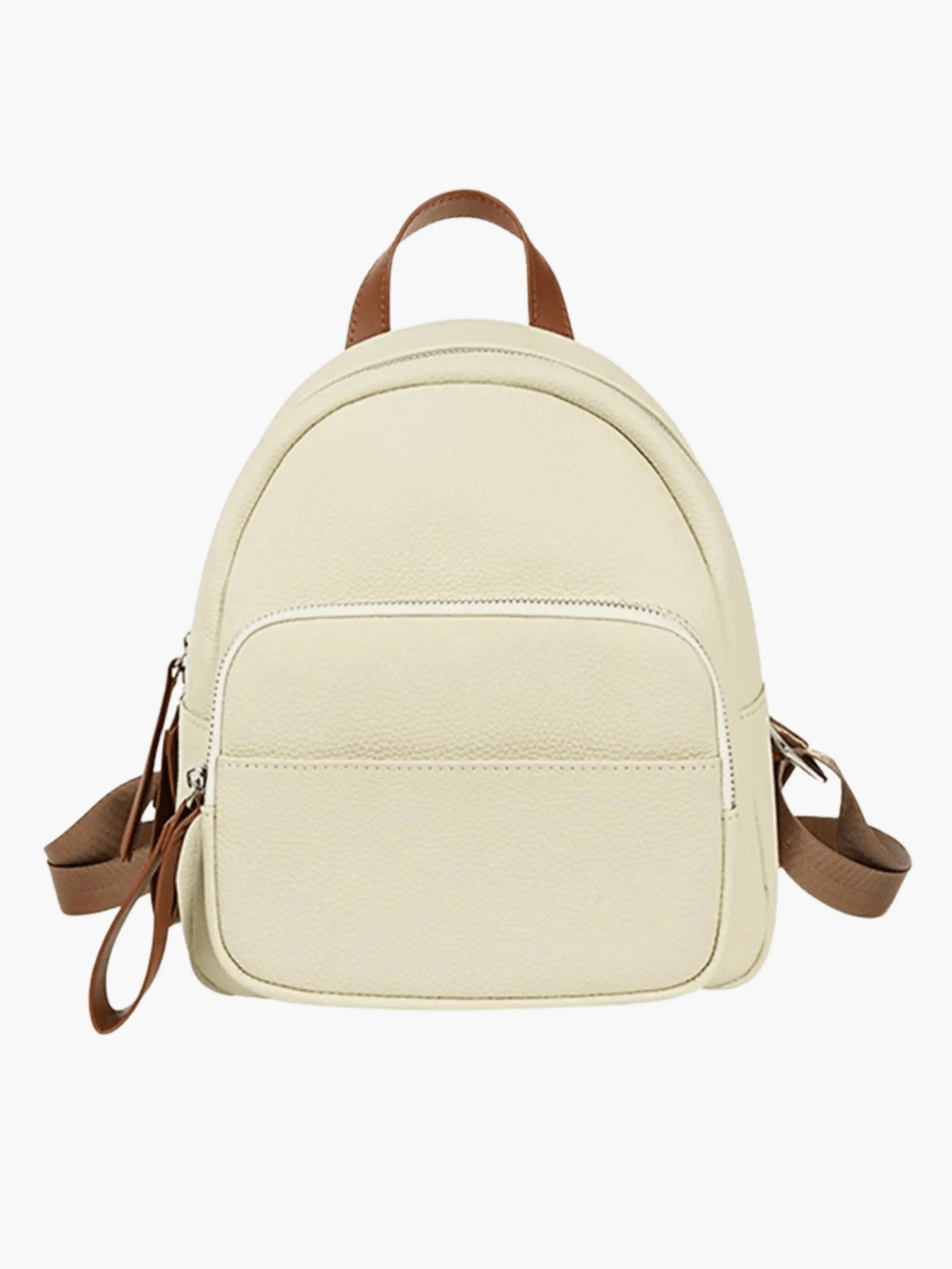 バックパック・リュック EiDER ETTE Ette Mini Backpack CREAM BEIGE DWA25B52W9 Zara Backpack Purse Bag for Women With Pockets Drawstring