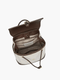 Olivienne | Two-Tone Leather Backpack – Chic & Versatile