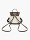 Olivienne | Two-Tone Leather Backpack – Chic & Versatile