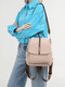 Ravienne | Chic Beige & Brown Convertible Backpack – Stylish Versatility