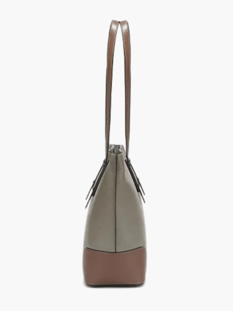 Elma | Classic Two-Tone Tote Bag – Everyday Elegance