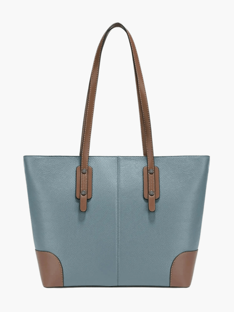 Elma | Classic Two-Tone Tote Bag – Everyday Elegance