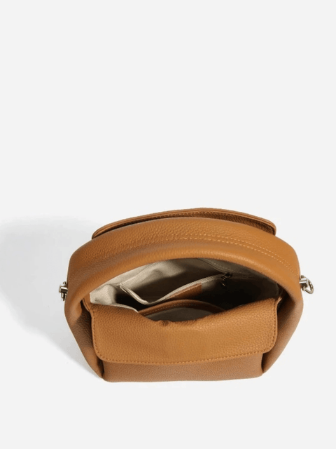 Elara | Soft Tan Leather Shoulder Bag