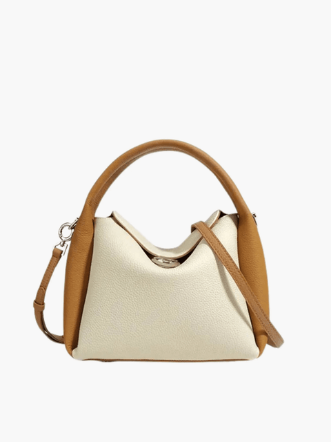 Elara | Soft Tan Leather Shoulder Bag