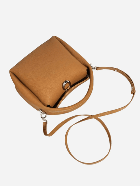 Elara | Soft Tan Leather Shoulder Bag