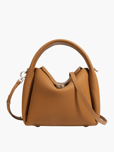 Elara | Soft Tan Leather Shoulder Bag
