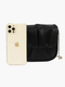 Lioren | Black Soft Pleated Shoulder Bag