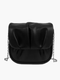 Lioren | Black Soft Pleated Shoulder Bag