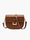 Adele | Classic Brown Leather Crossbody – Timeless Sophistication