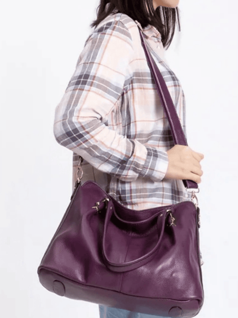 Charlotte | Luxe Leather Tote Bag – Timeless Elegance