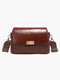 Aria | Black Leather Shoulder Bag