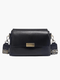 Aria | Black Leather Shoulder Bag