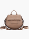 Ava | Modern Taupe Leather Backpack – Effortless Elegance