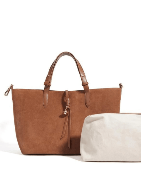 Savannah | Elegant Suede Tote Bag – A Timeless Classic