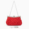 Ismirae | Woven Satin & Crystal Evening Clutch – Bold Elegance