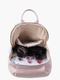 Sylaris | Blush Pink Leather Backpack – Effortless Elegance